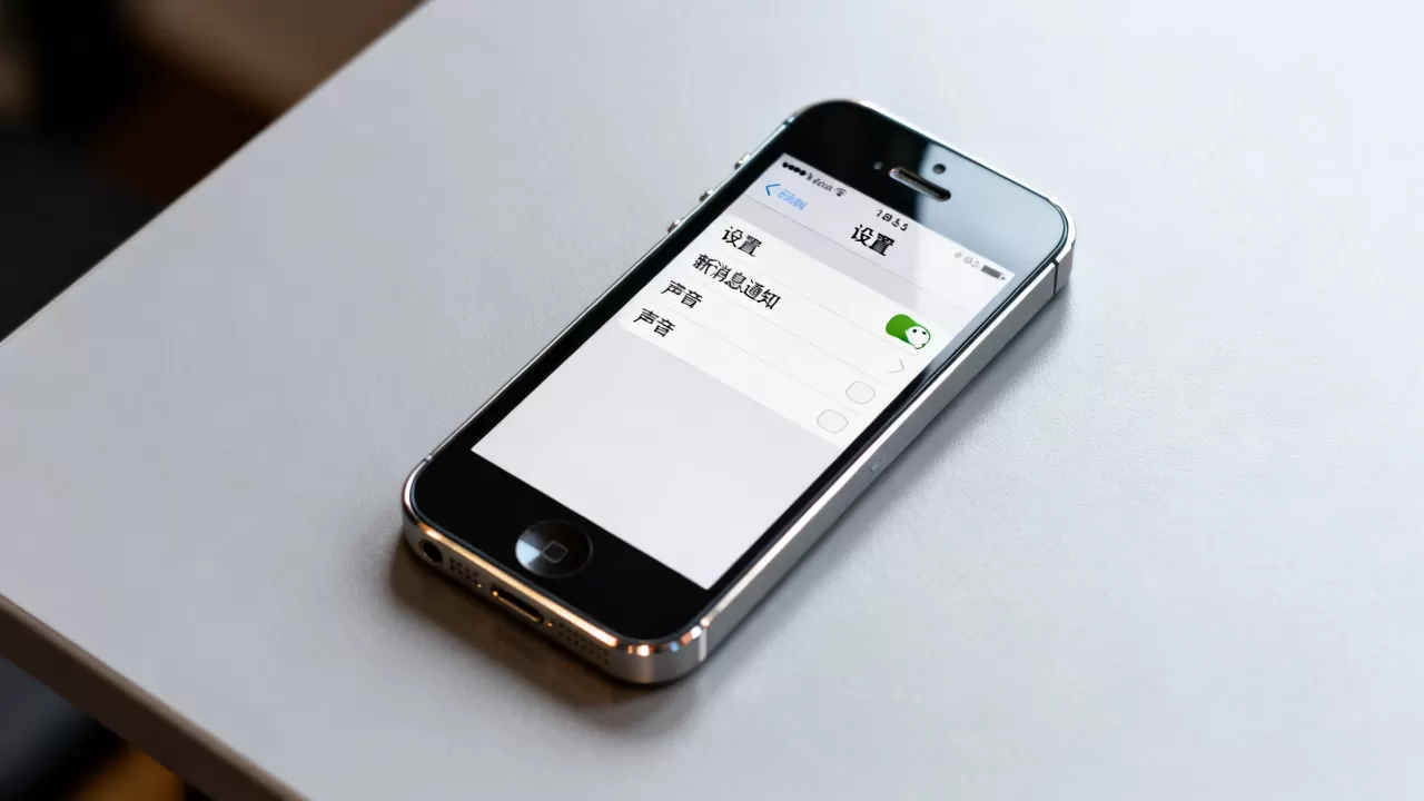 iphone5微信提示音怎么改，苹果手机微信通知声音设置方法