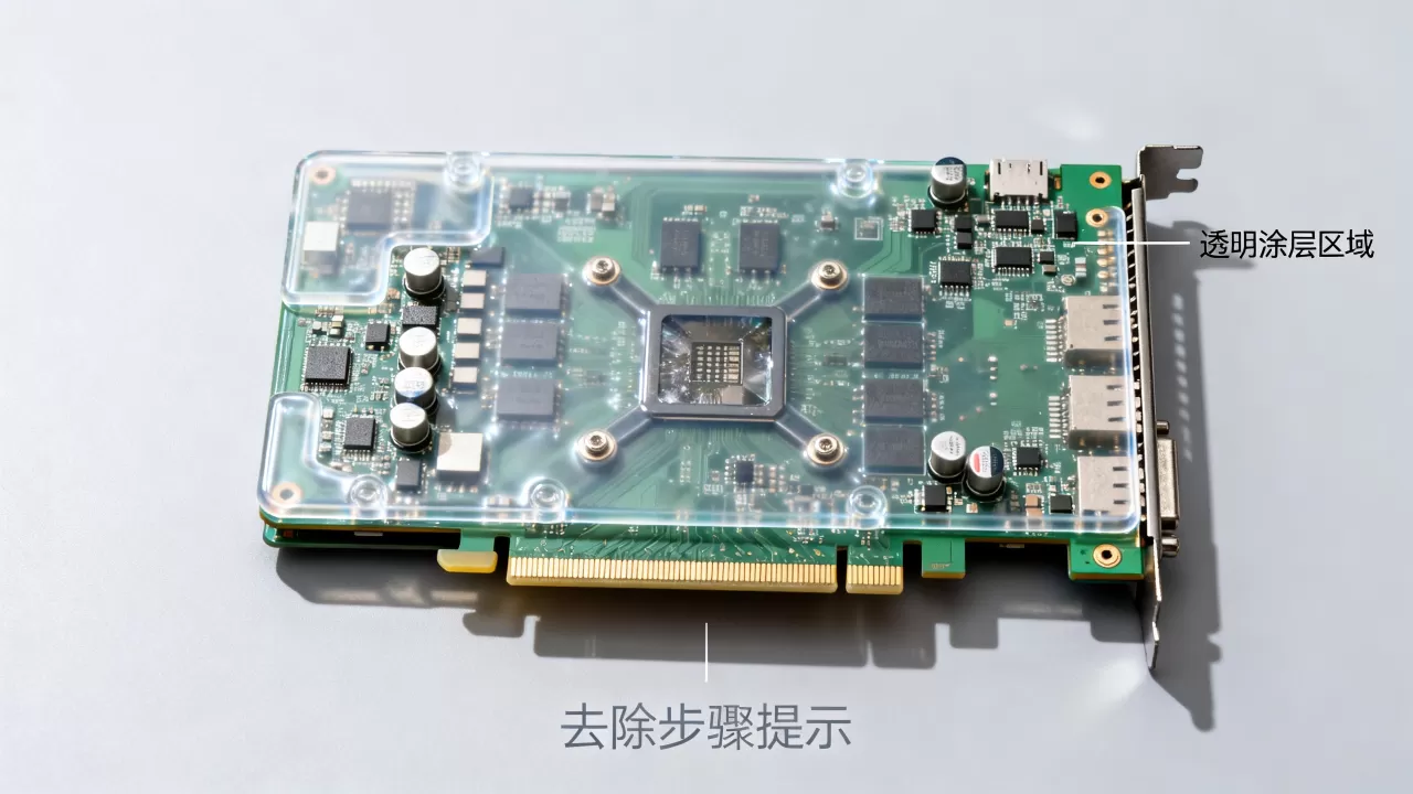 显卡一层透明是什么情况？显卡透明涂层怎么去除
