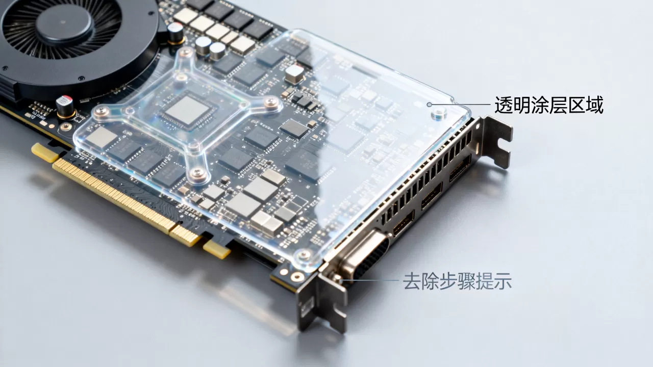 显卡一层透明是什么情况？显卡透明涂层怎么去除