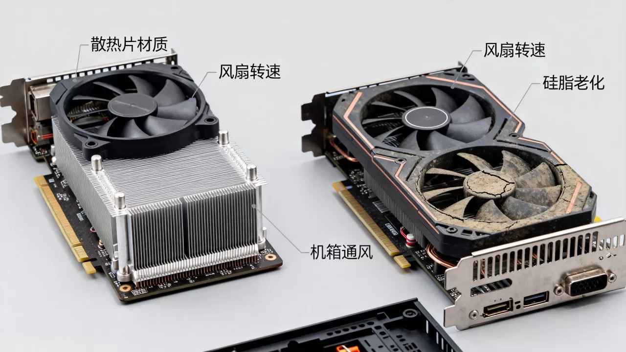 影响显卡散热的因素有哪些？显卡散热差怎么办