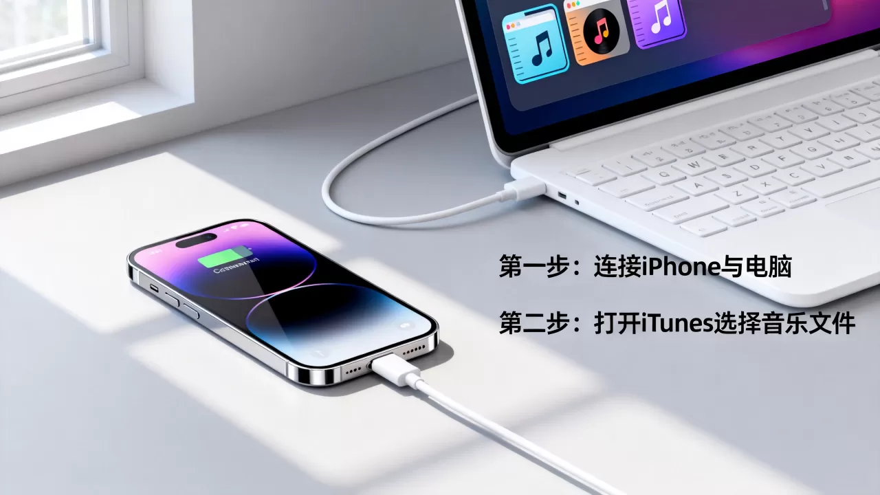 怎么把歌拉进iphone，iPhone导入音乐教程