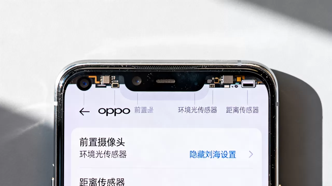 oppo刘海屏有什么功能，oppo刘海屏隐藏功能
