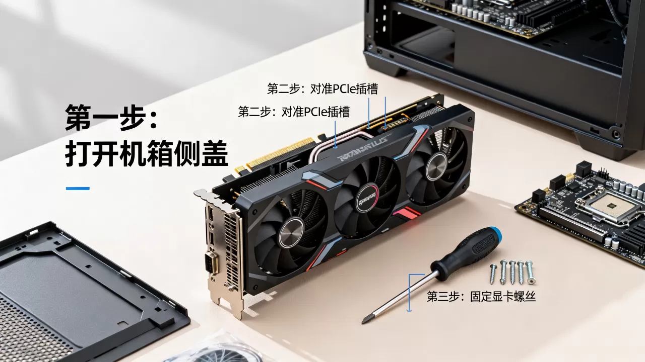 独立显卡怎么安装？装显卡教程
