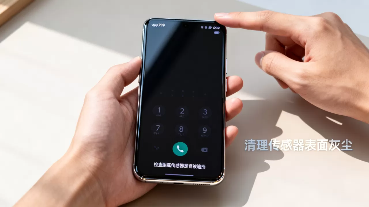 oppox909接打电话为什么黑屏，手机通话黑屏解决方法