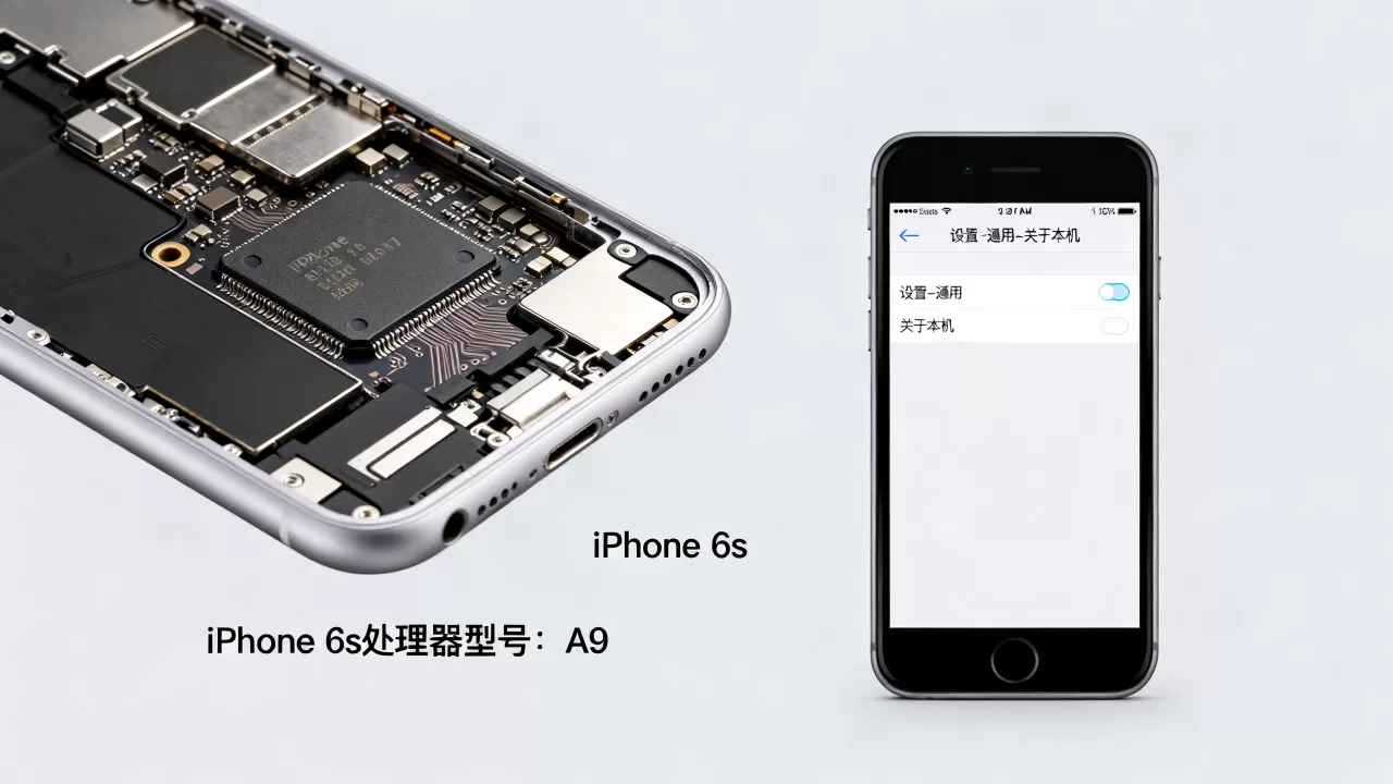 iphone6s怎么看处理器，iphone6s处理器型号