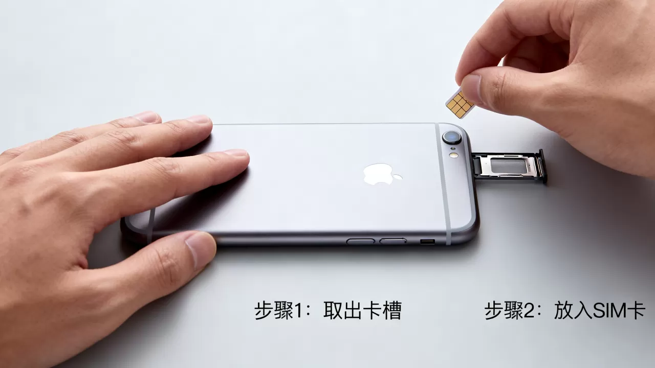 iphone6s plus手机卡怎么装，iphone6splus插卡教程
