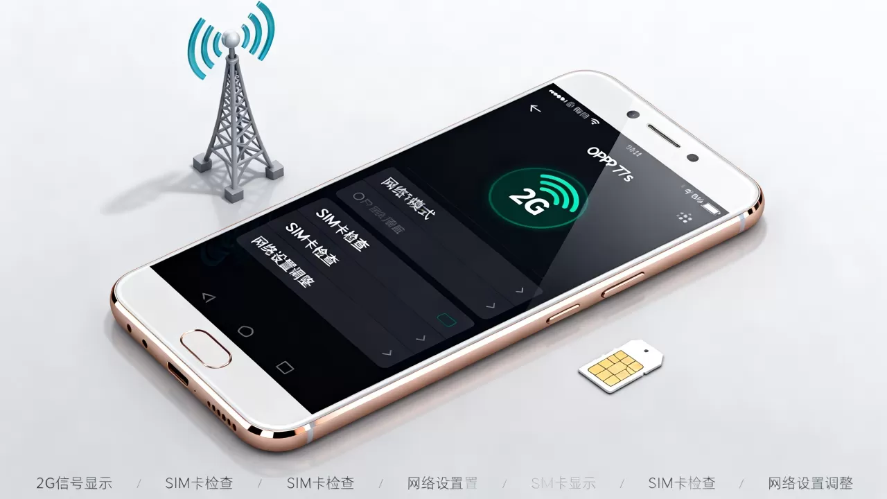 OPPO R7s为什么一直是2g，手机信号差怎么办