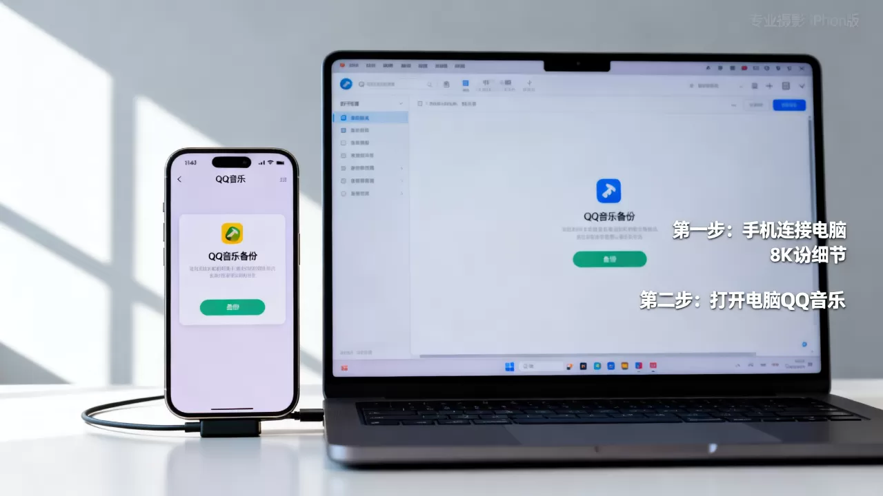 iphone手机qq音乐怎么备份到电脑，iphone手机qq音乐备份到电脑方法