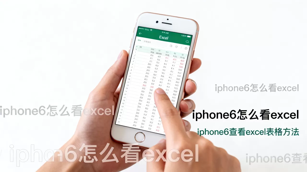 iphone6怎么看excel，iphone6查看excel表格方法