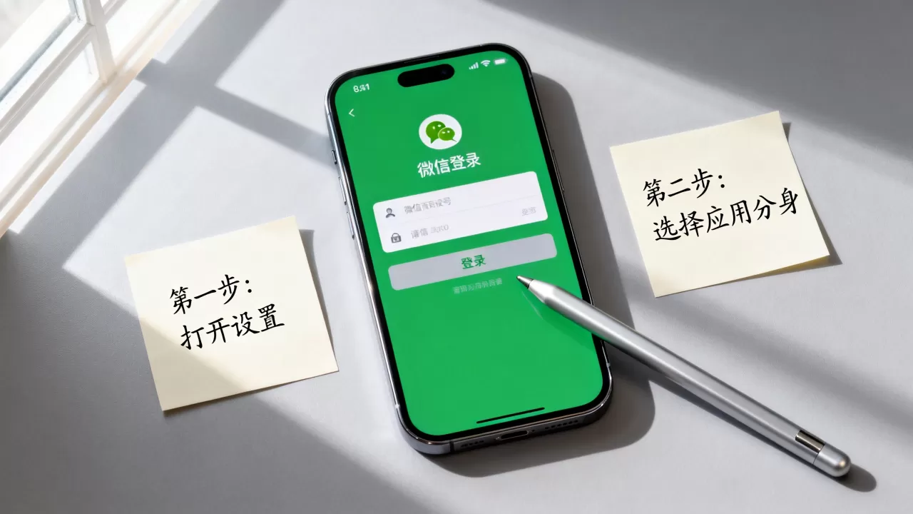 iphone怎么上两个微信，iphone双开微信方法