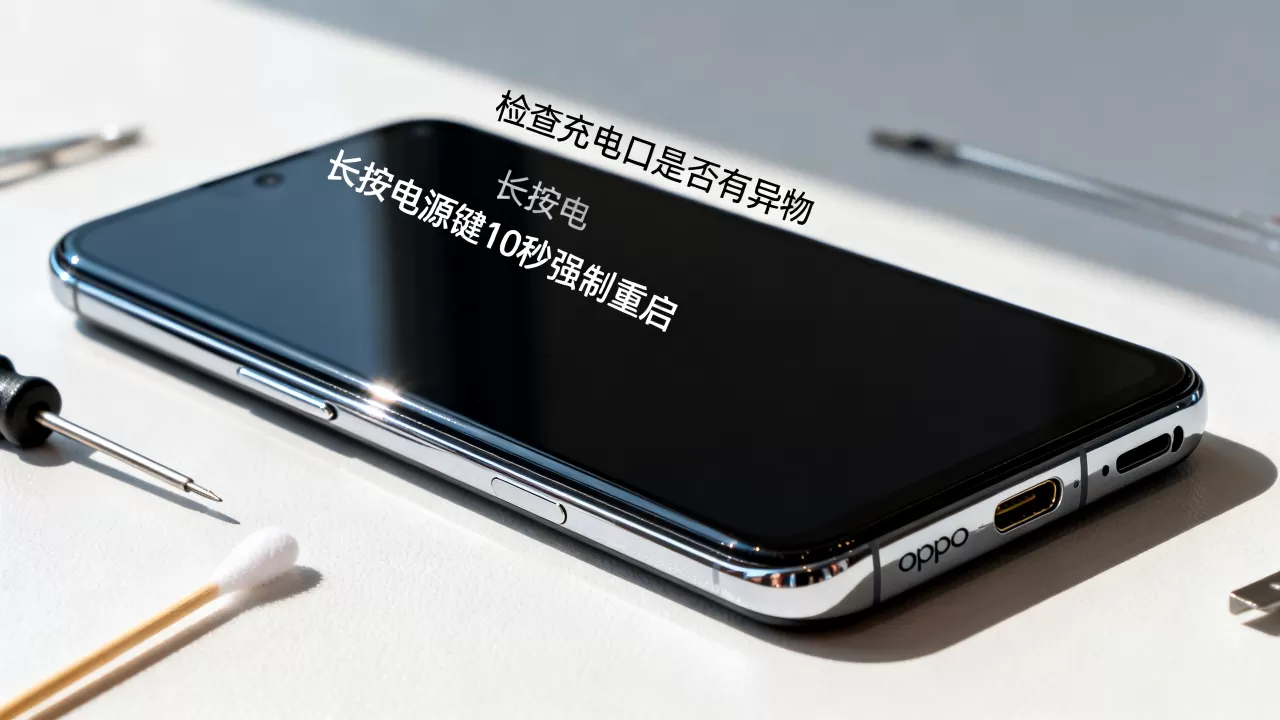 OPPO手机开不了机黑屏怎么办，OPPO手机黑屏无法开机