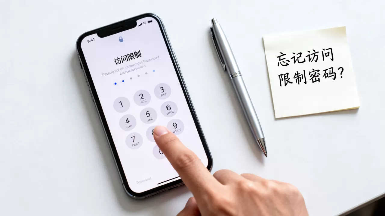 iPhone忘记访问限制密码怎么办，iPhone访问限制密码忘了怎么解决