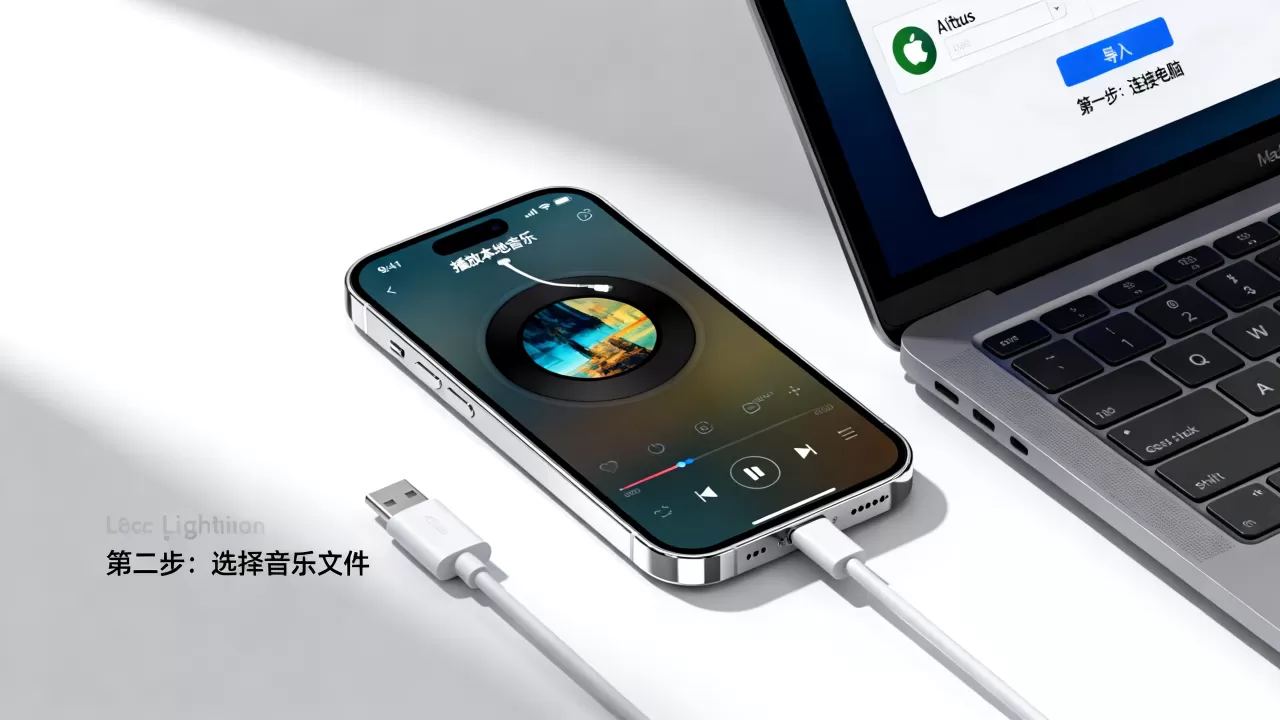 iphone怎么播放本地音乐，iphone导入本地音乐方法