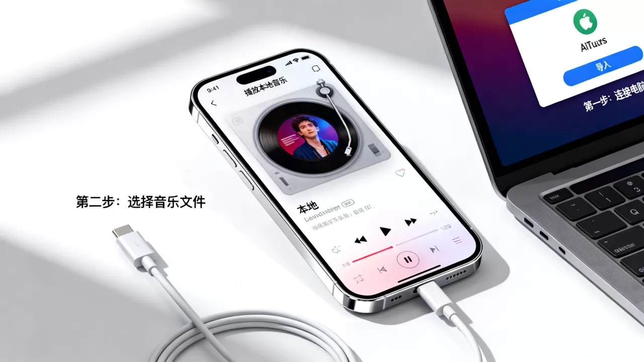 iphone怎么播放本地音乐，iphone导入本地音乐方法