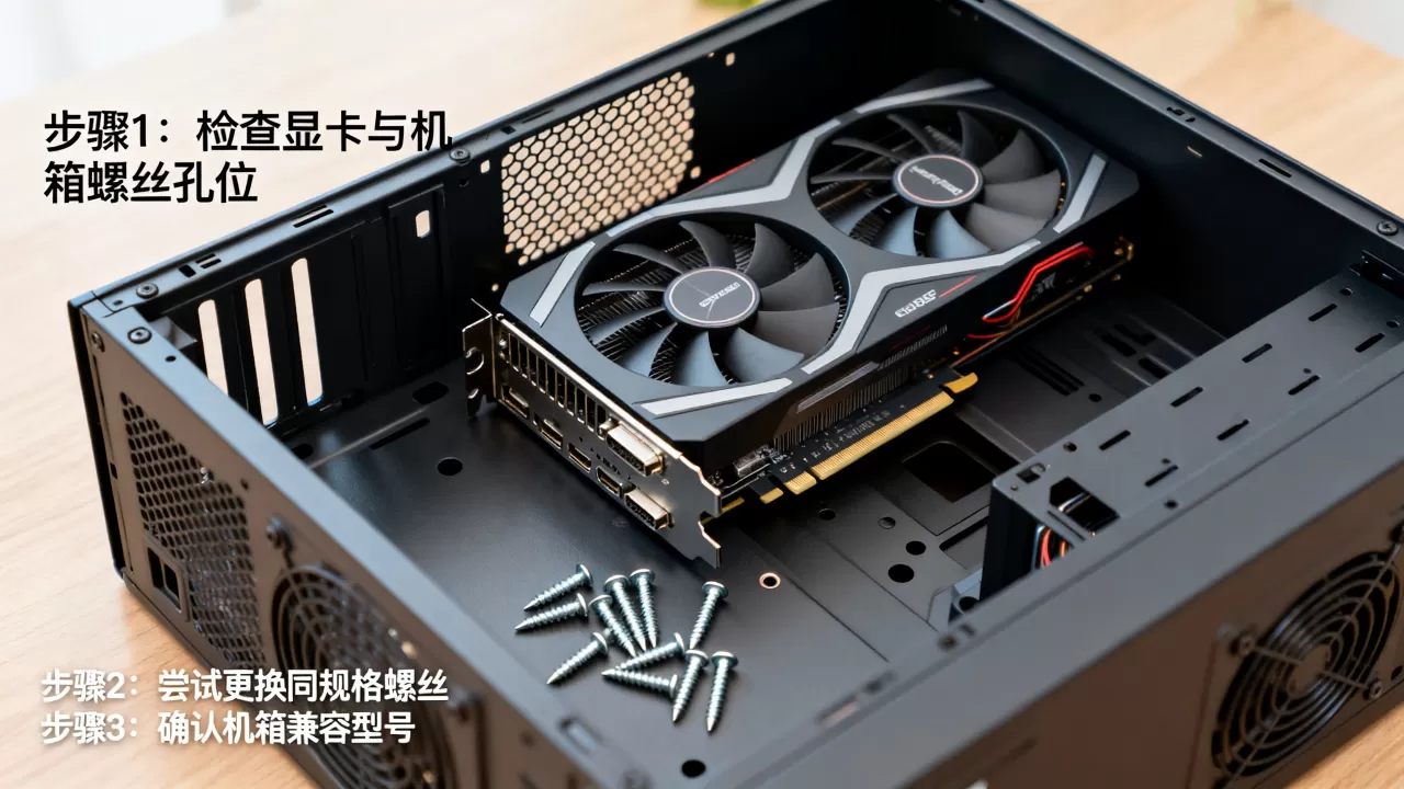 显卡与机箱螺丝对不上怎么办？显卡安装螺丝不匹配解决方法