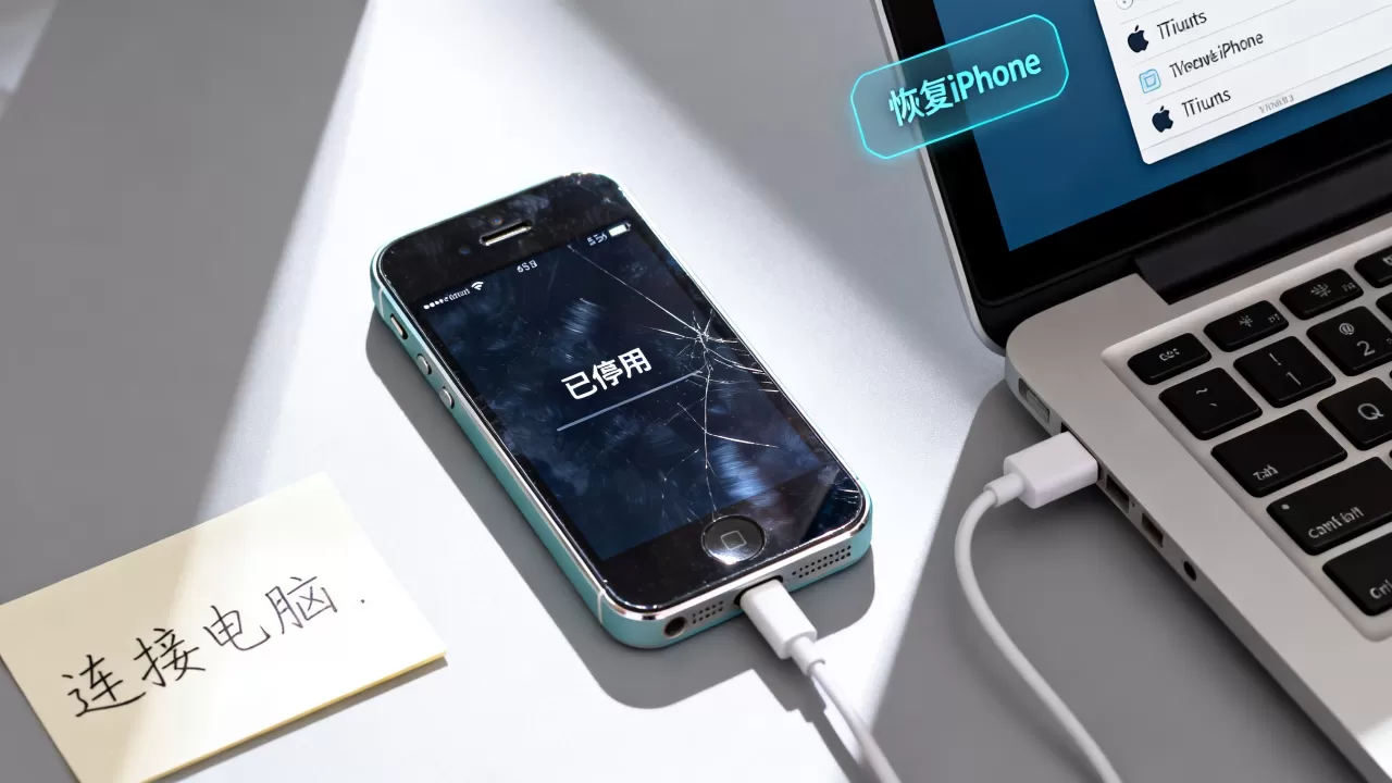 iPhone5c停用怎么解锁，iPhone5c停用解锁方法