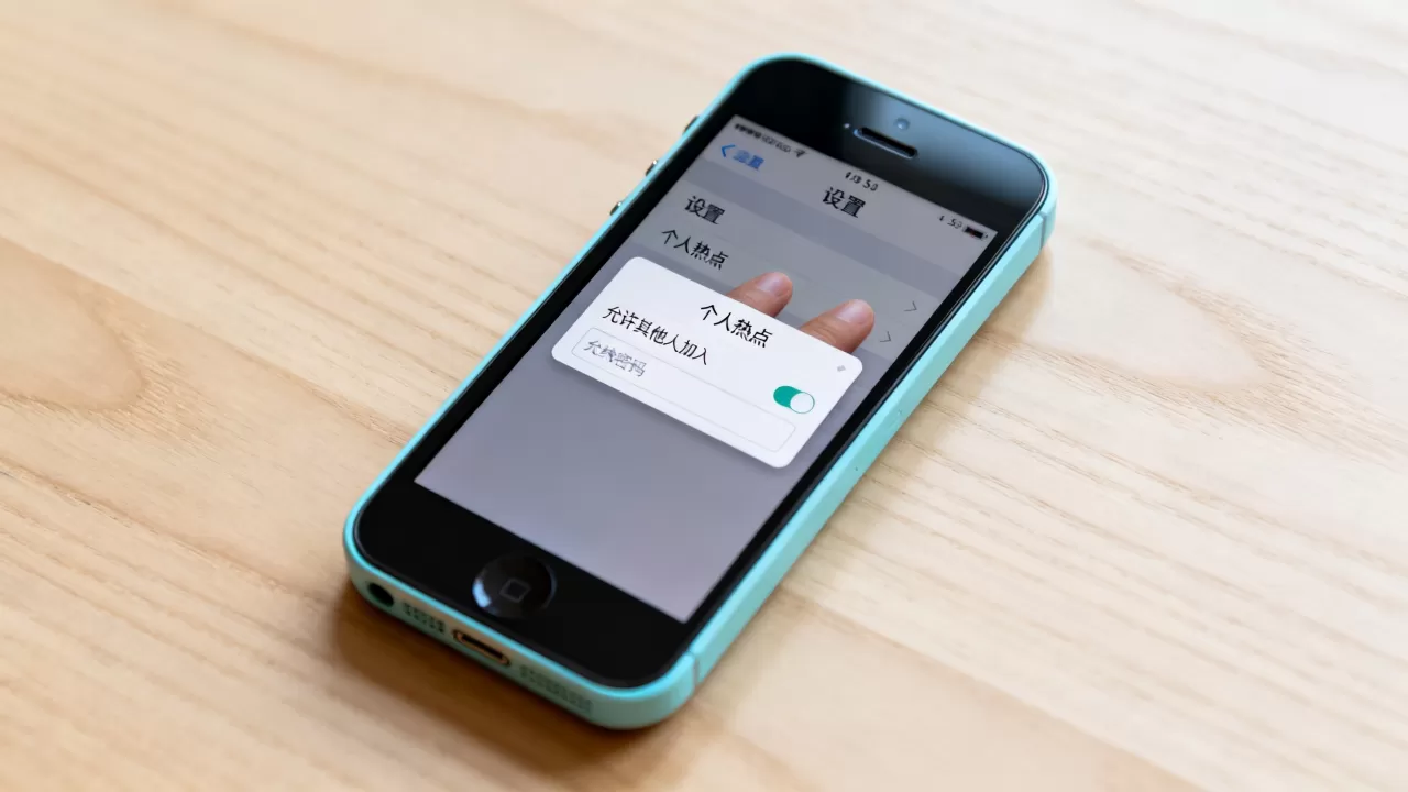 iphone5c怎么没有热点，iphone5c开启个人热点设置教程