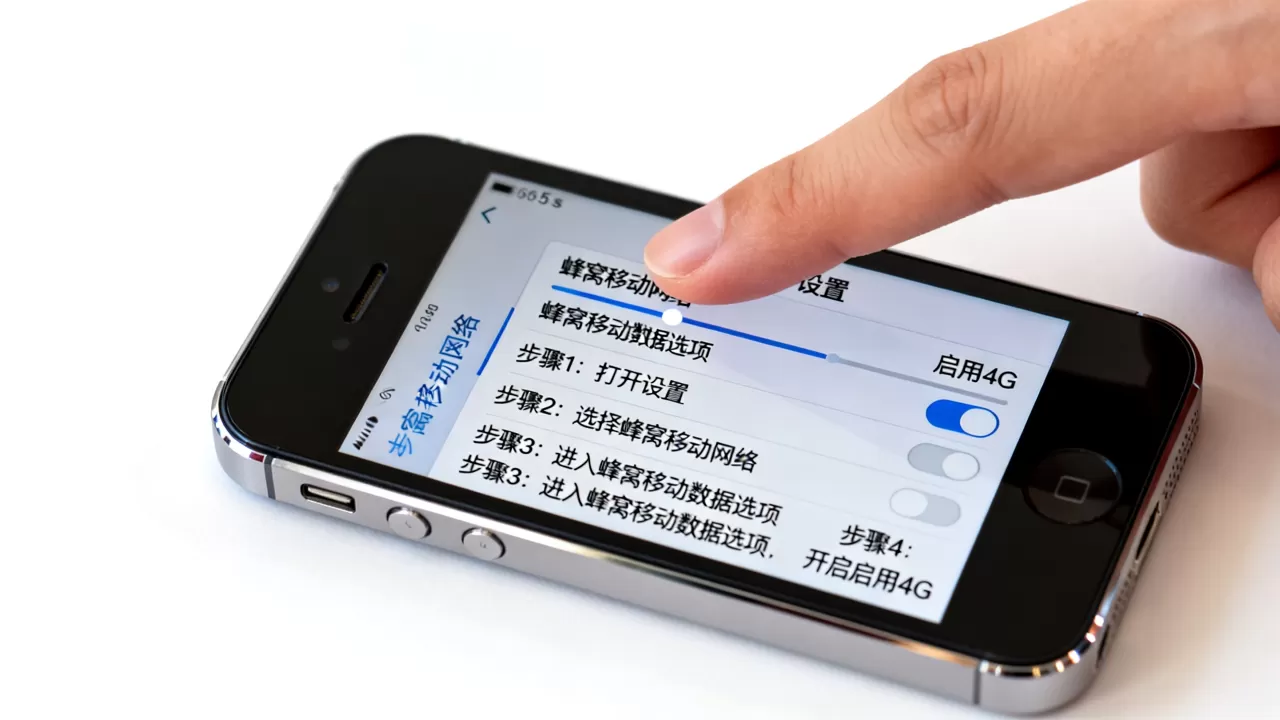 iphone5s美版怎么添加4g开关，iPhone5s美版4G网络设置方法