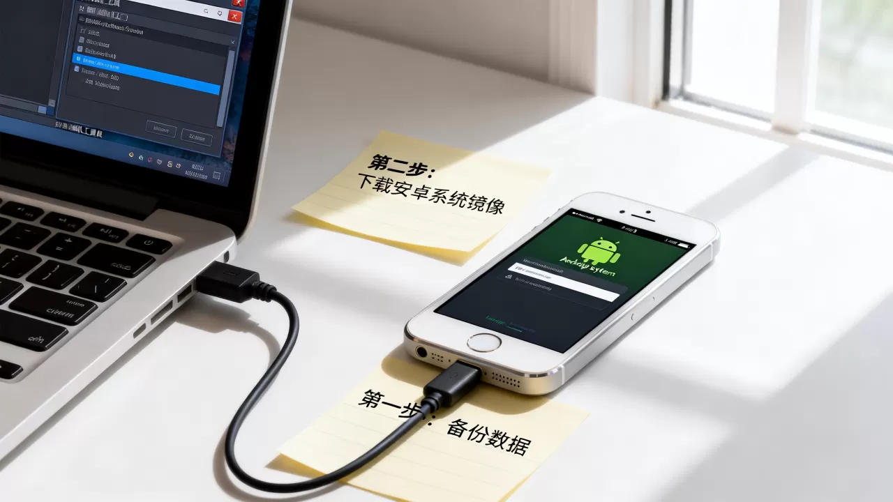 iphone5怎么安装安卓系统，iphone5刷机教程
