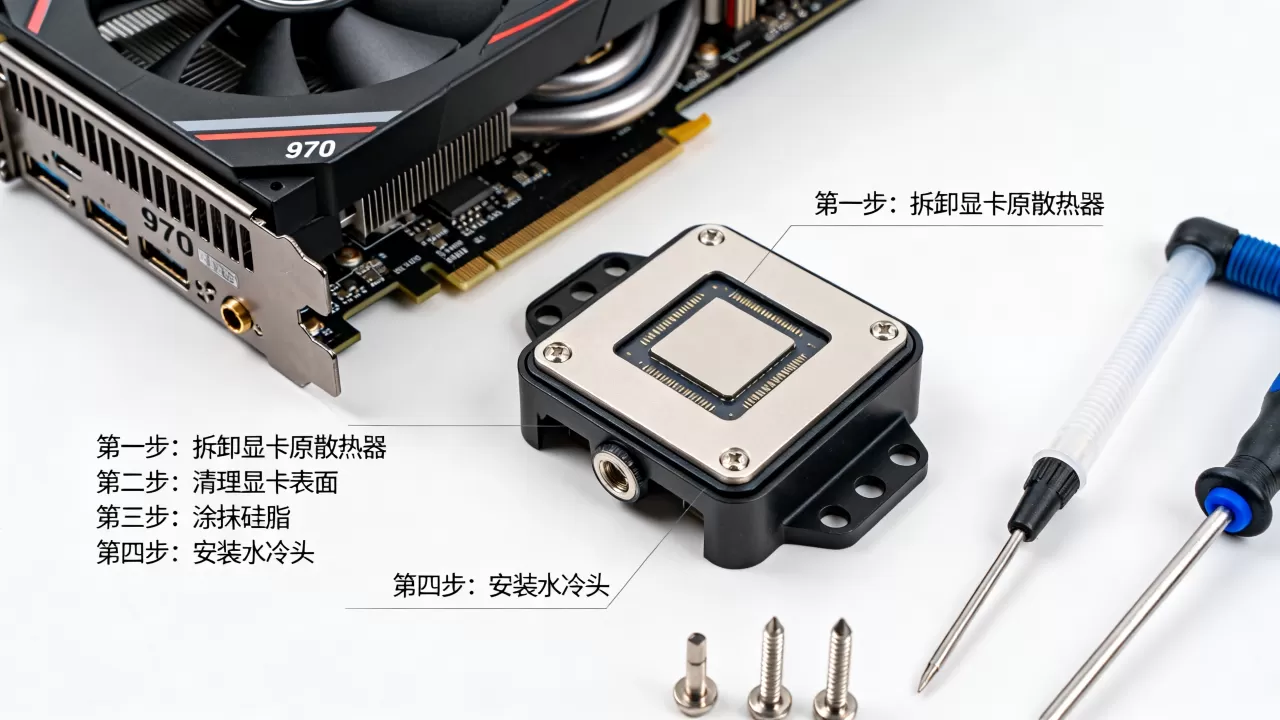 970显卡水冷头怎么安装,970显卡水冷头安装教程 970显卡水冷头怎么安装,970显卡水冷头安装教程