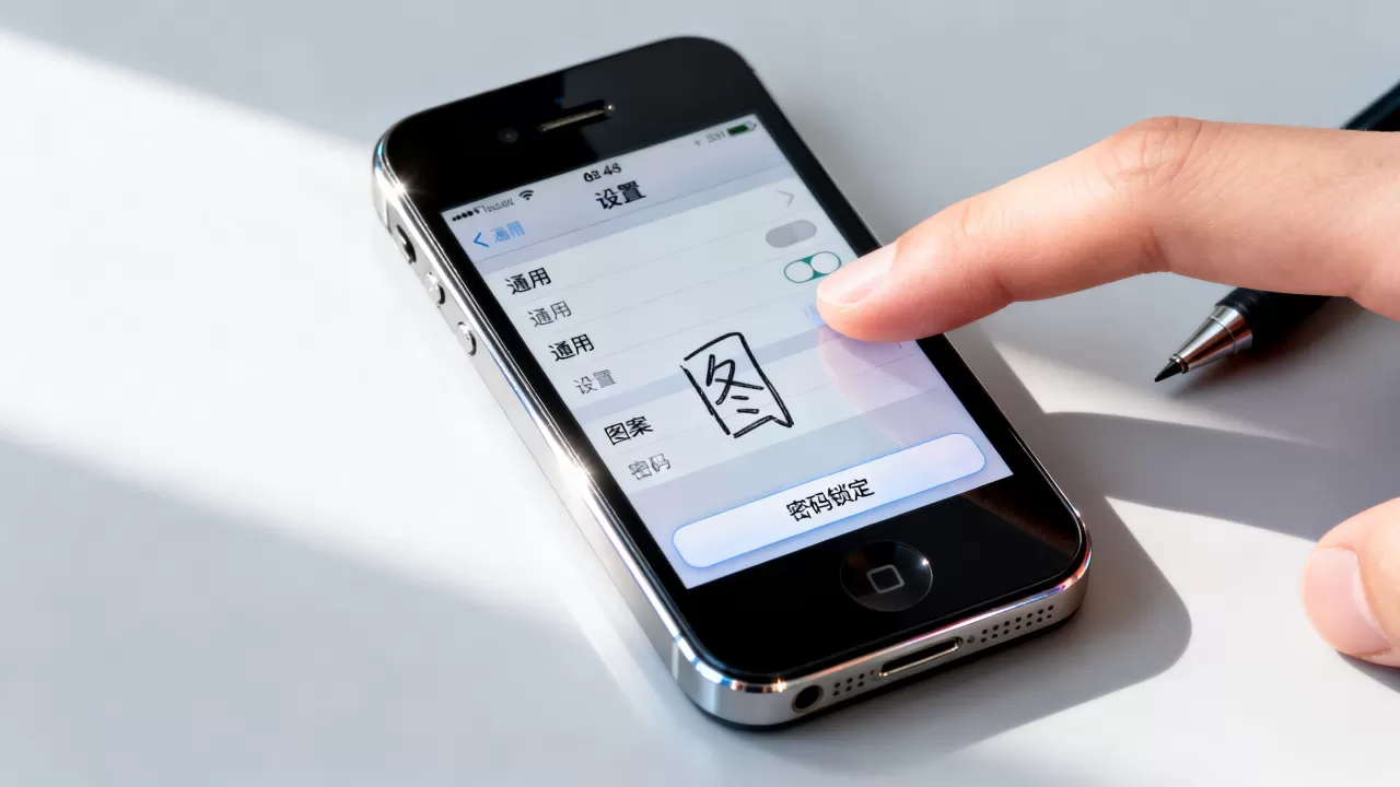 iphone4s图案解锁怎么设置，iphone4s图案解锁设置教程