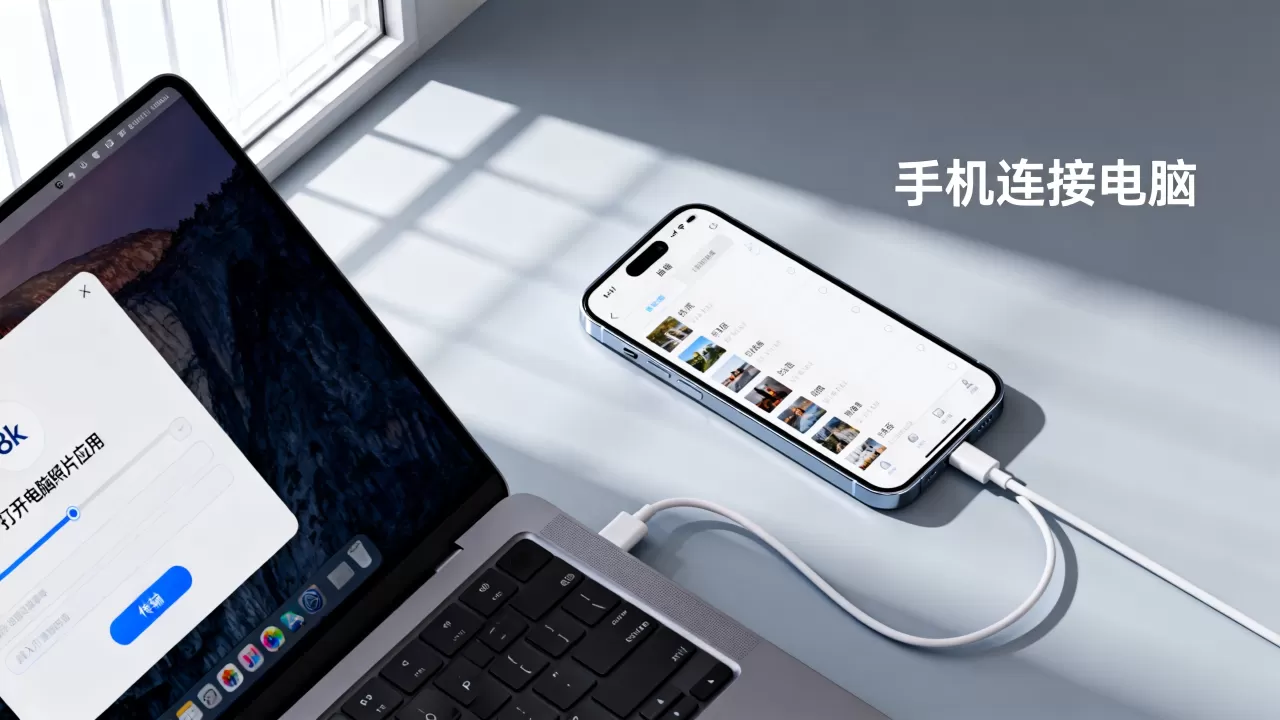 怎么在电脑上打开iphone照片，苹果手机照片传到电脑