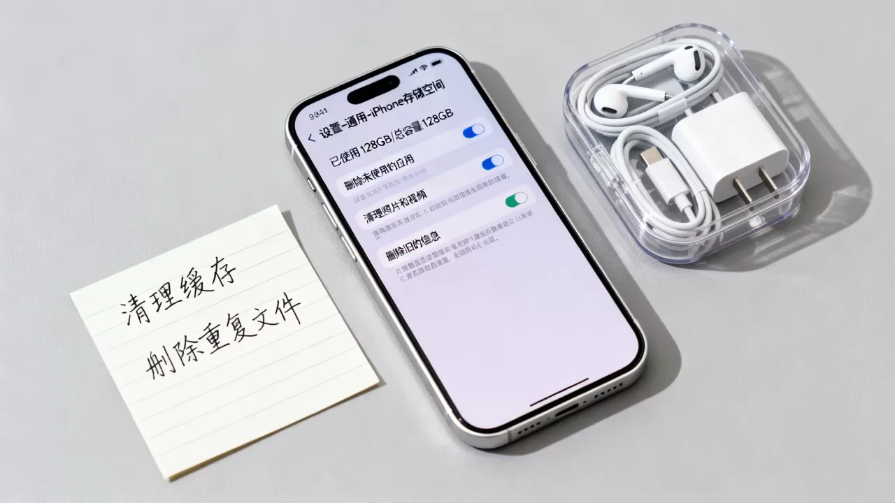 iphone磁盘空间不足怎么办，iphone清理磁盘空间