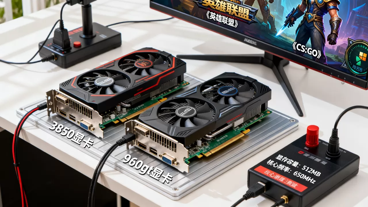 3850显卡9600gt性能对比，9600gt显卡现在还能玩什么游戏