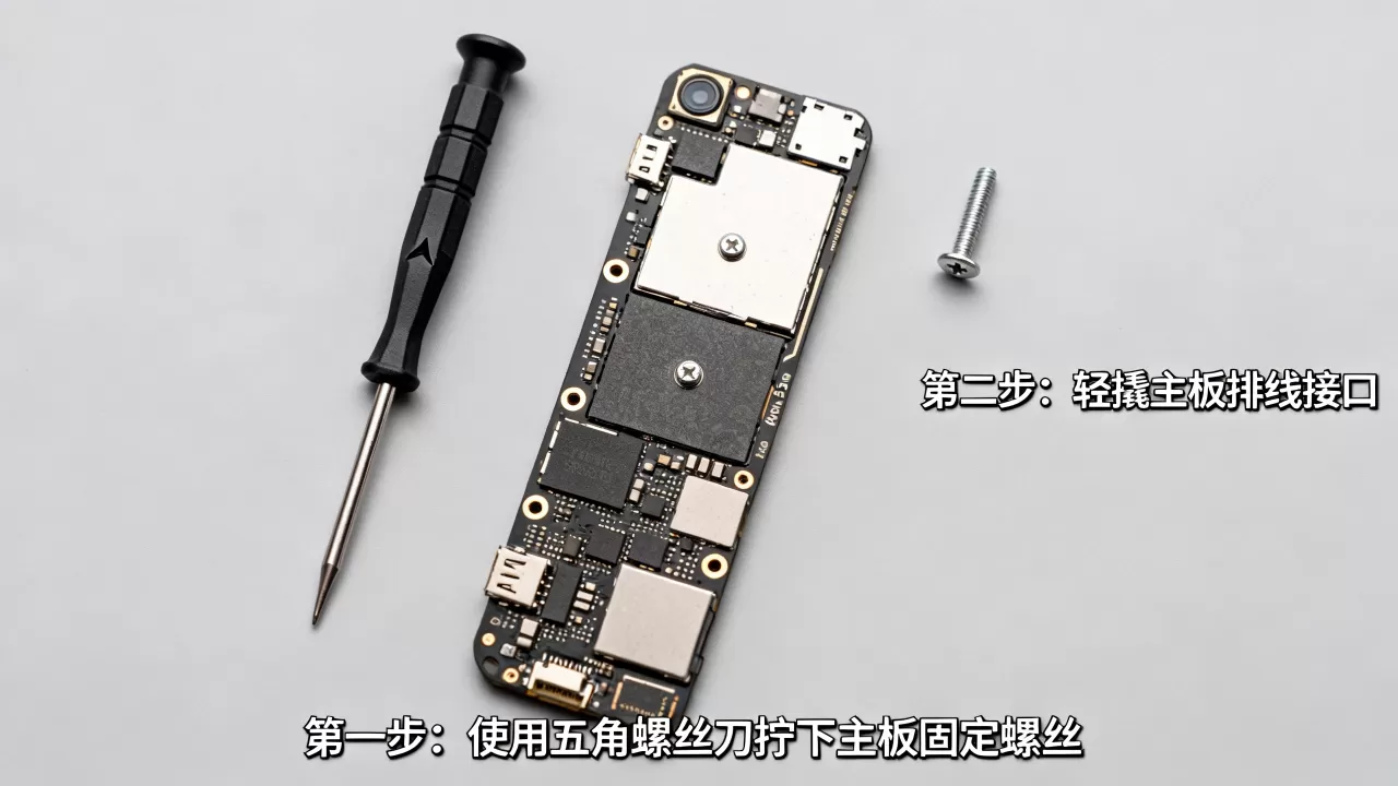 iphone5s主板螺丝怎么拆，iphone5s拆机教程