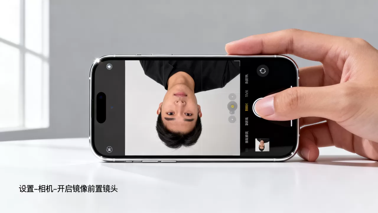 iphone照相怎么是反的,iphone前置摄像头画面左右颠倒解决方法 iphone照相怎么是反的,iphone前置摄像头画面左右颠倒解决方法