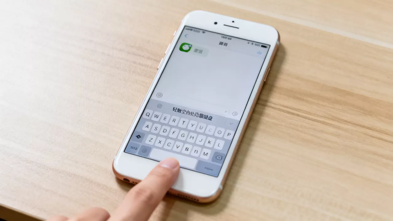 iphone6微信怎么隐藏键盘,iPhone6隐藏键盘技巧 iphone6微信怎么隐藏键盘,iPhone6隐藏键盘技巧