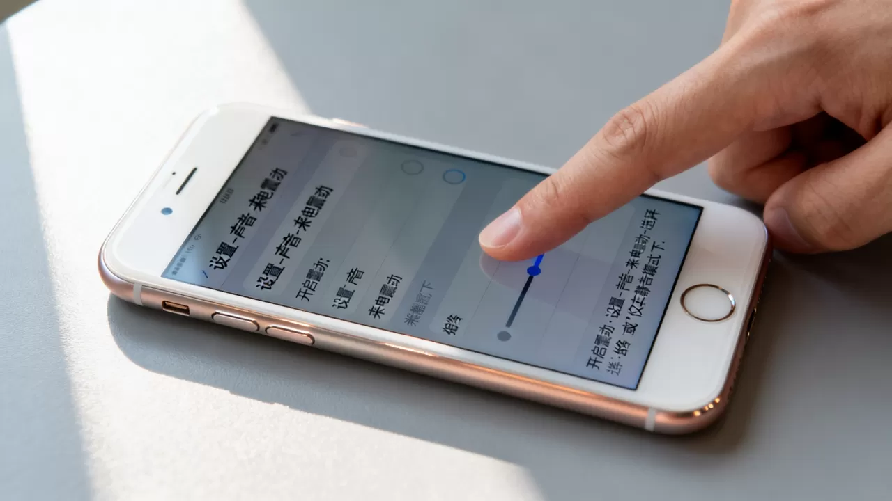 iphone6怎么来电话震动，iphone6来电震动设置