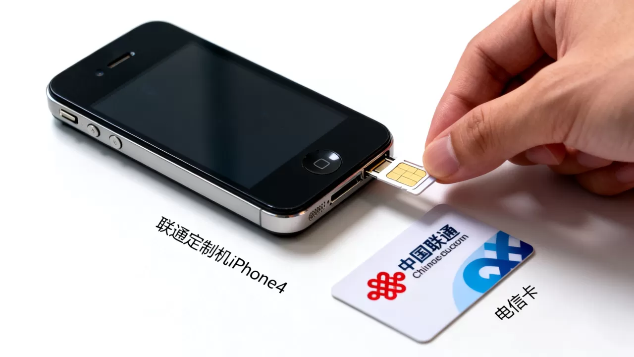 联通定制机iphone4怎么放电信卡,联通定制机能插电信卡吗 联通定制机iphone4怎么放电信卡,联通定制机能插电信卡吗