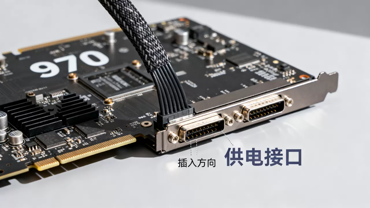 970显卡线怎么插,970显卡供电接口接法 970显卡线怎么插,970显卡供电接口接法