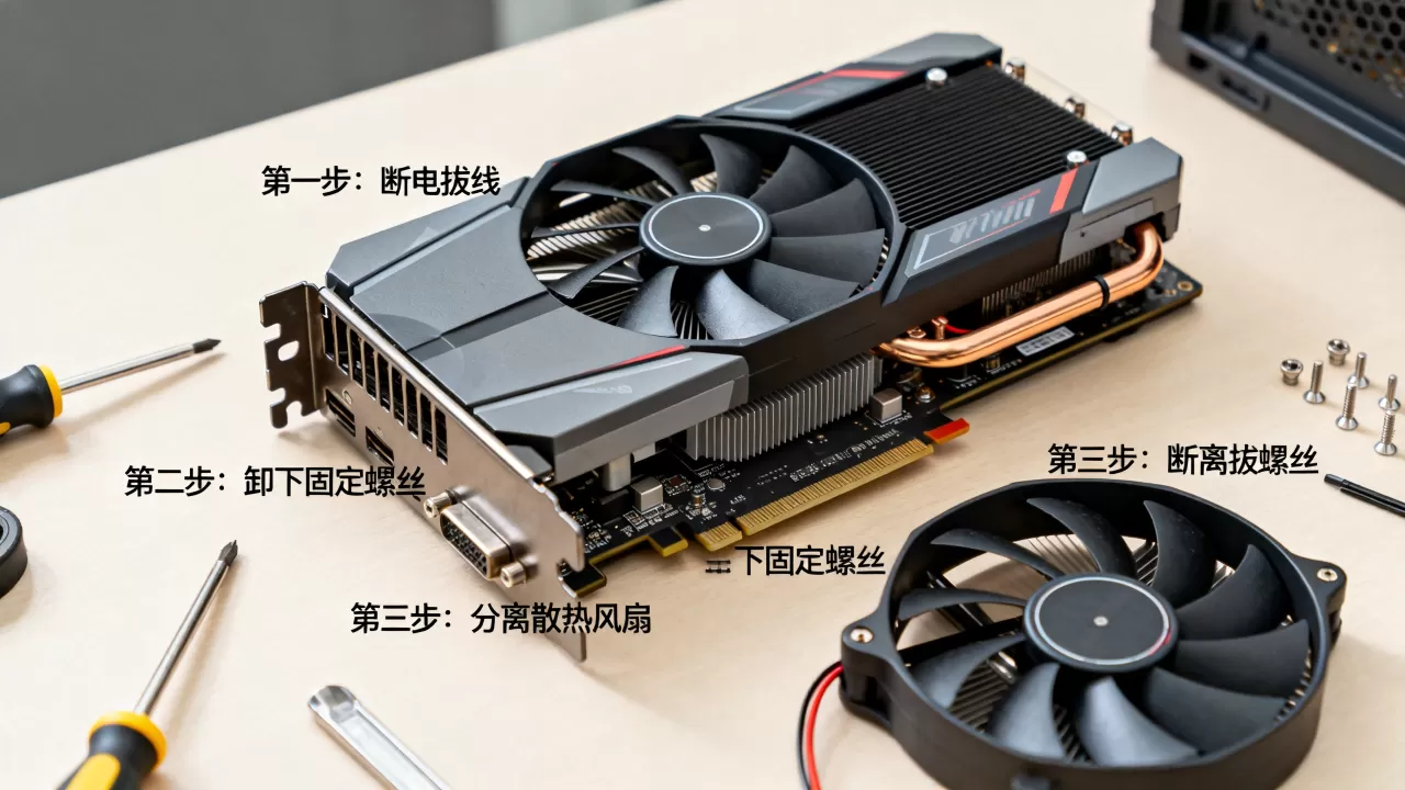 显卡散热风扇怎么拆?显卡风扇拆卸教程 显卡散热风扇怎么拆?显卡风扇拆卸教程