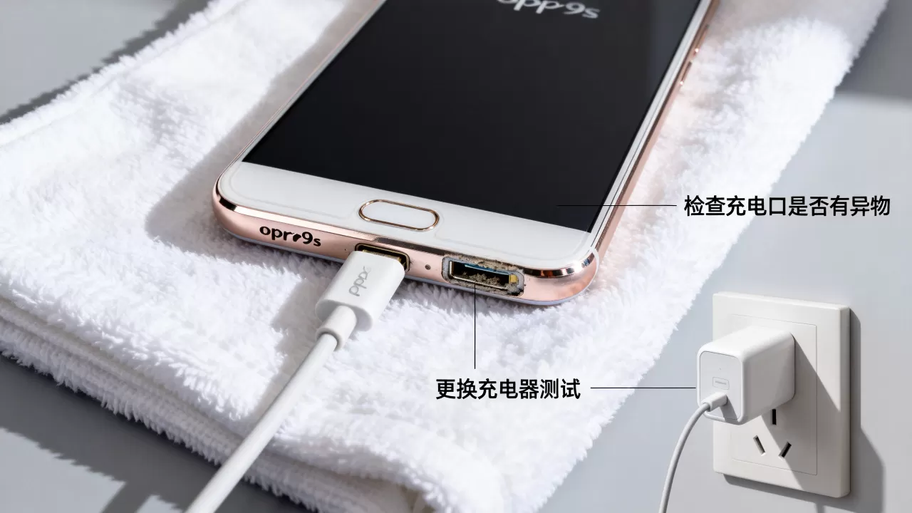oppor9s为什么充不了电,手机充电没反应怎么办 oppor9s为什么充不了电,手机充电没反应怎么办