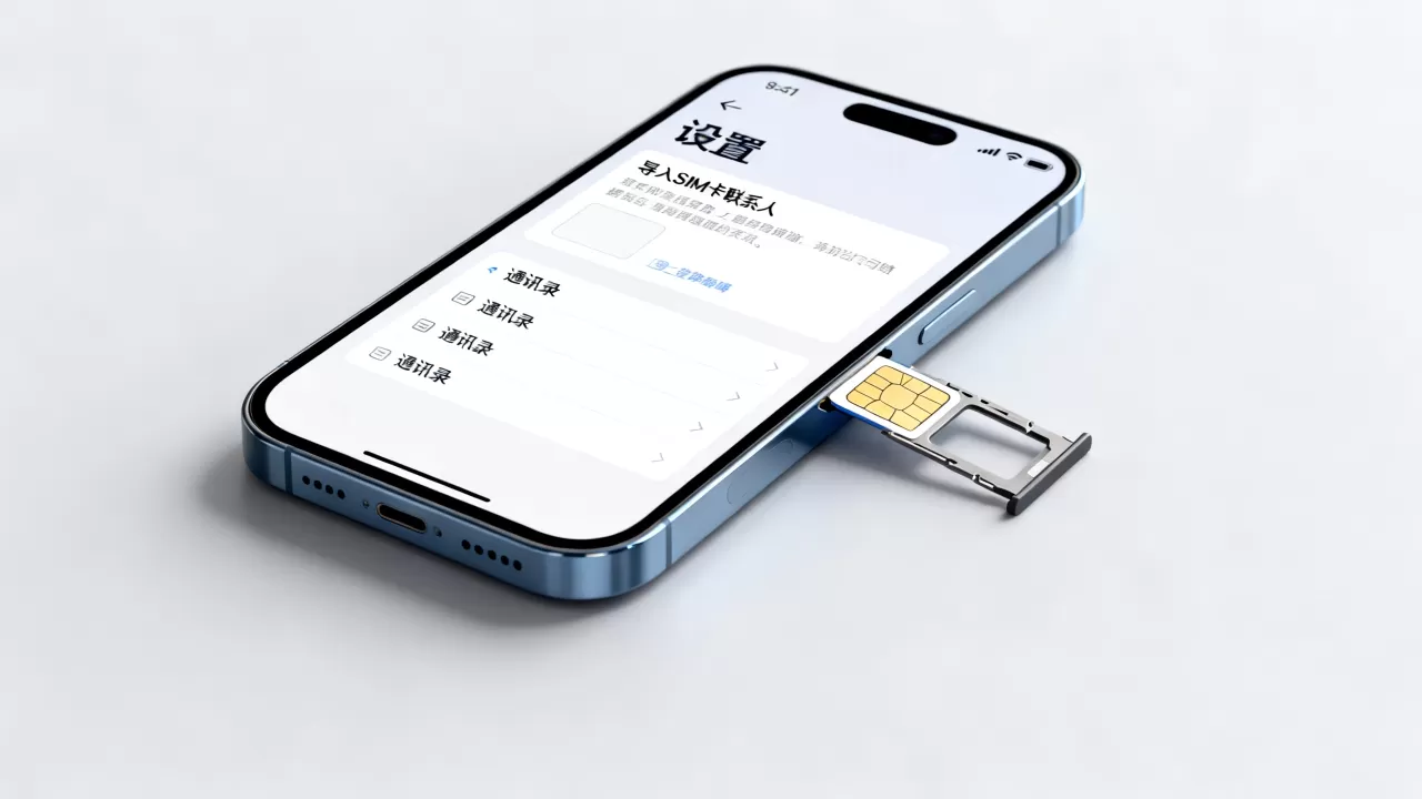 iphone怎么读取sim卡联系人，iphone导入sim卡联系人