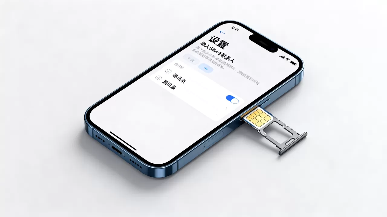 iphone怎么读取sim卡联系人，iphone导入sim卡联系人