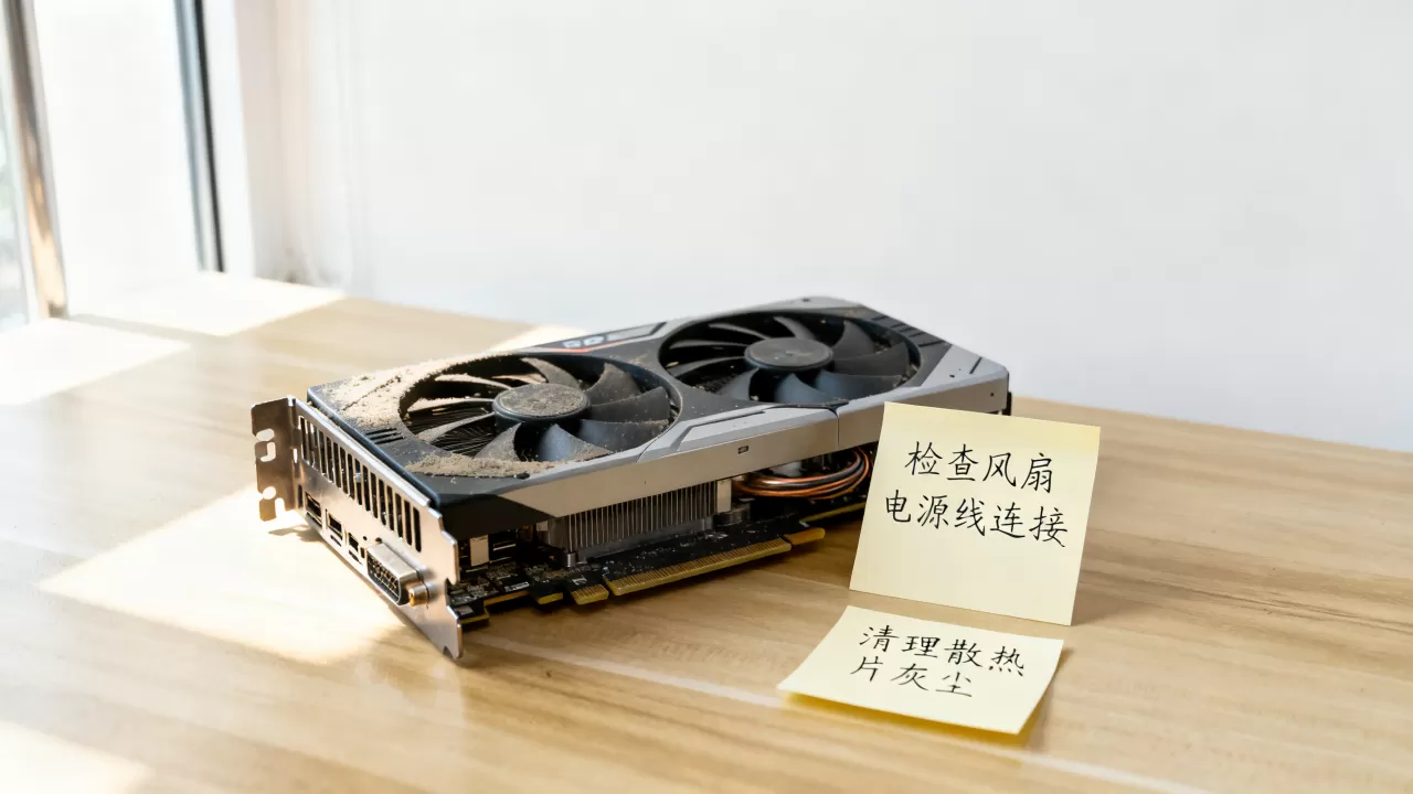 ps07显卡散热风扇不转怎么办，ps07显卡散热