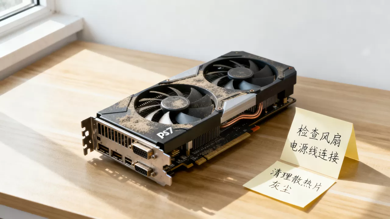 ps07显卡散热风扇不转怎么办，ps07显卡散热