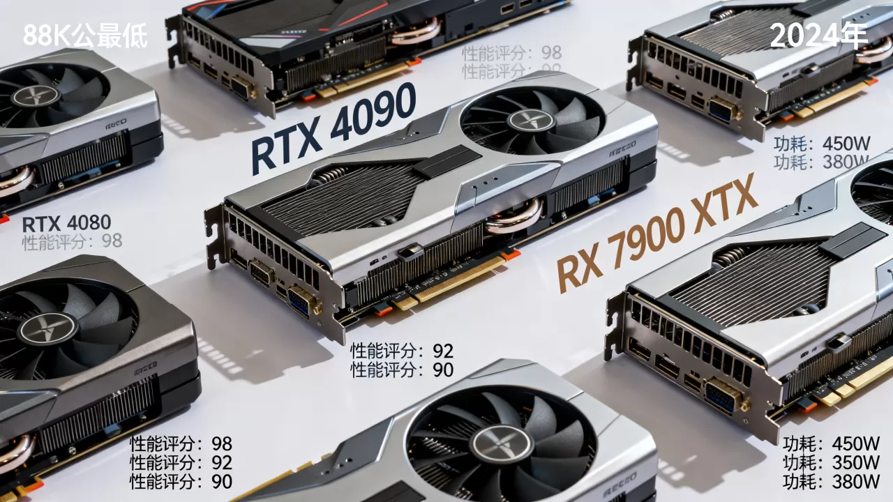 各个显卡的对比图，2024最新显卡性能天梯图及选购建议