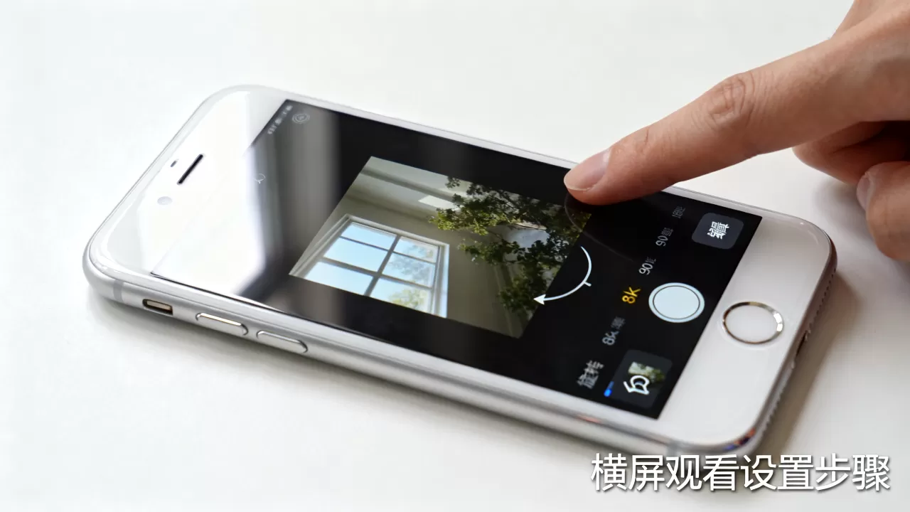 iphone6拍的照片怎么横屏观看，iphone6照片旋转设置