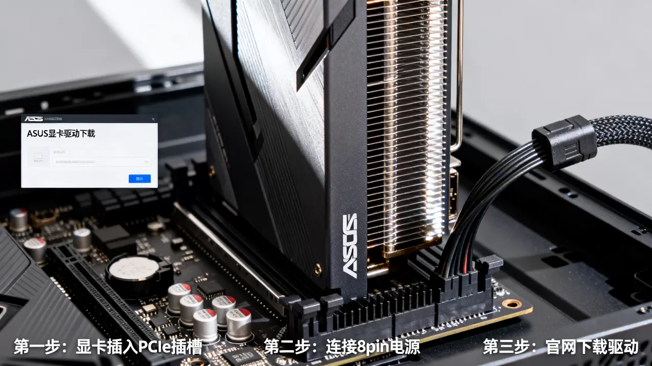 组装机显卡华硕驱动怎么装，华硕显卡驱动下载