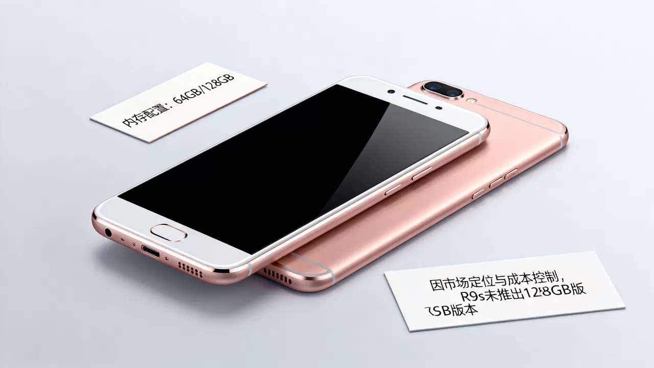OPPOR9s为什么没有128g，OPPOR9s内存配置