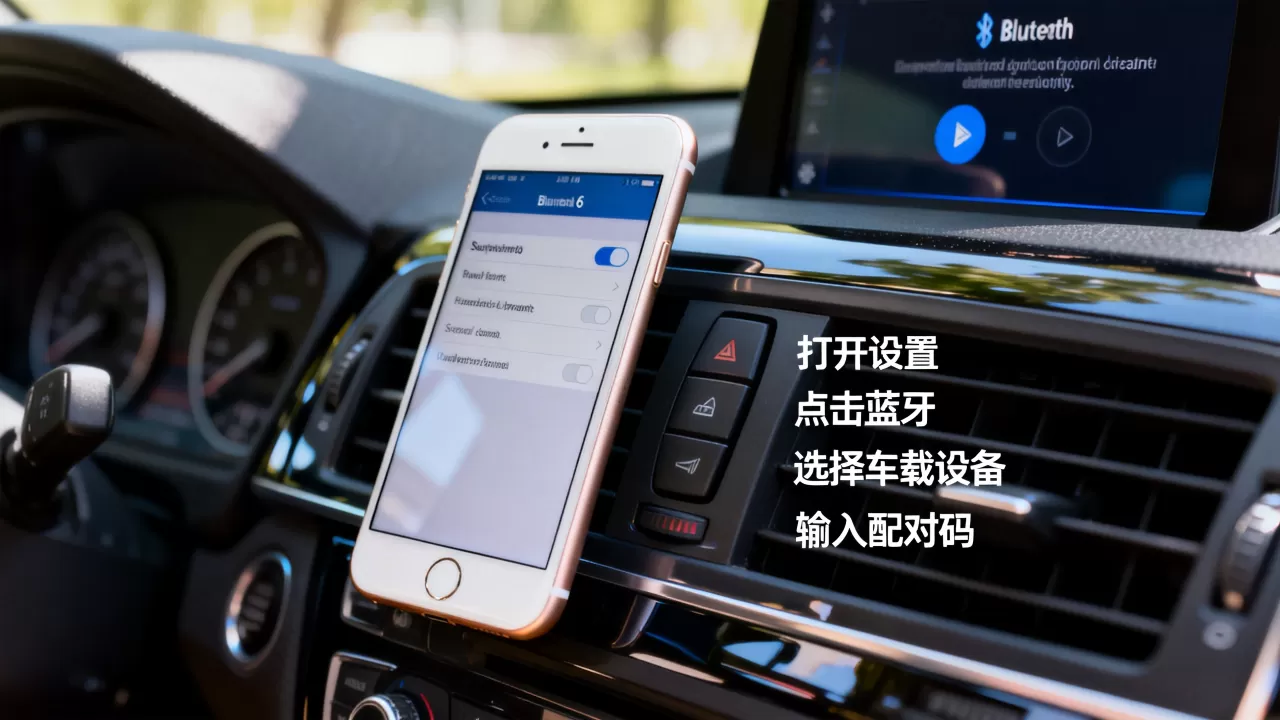 iphone6怎么连汽车蓝牙，苹果手机连接车载蓝牙教程