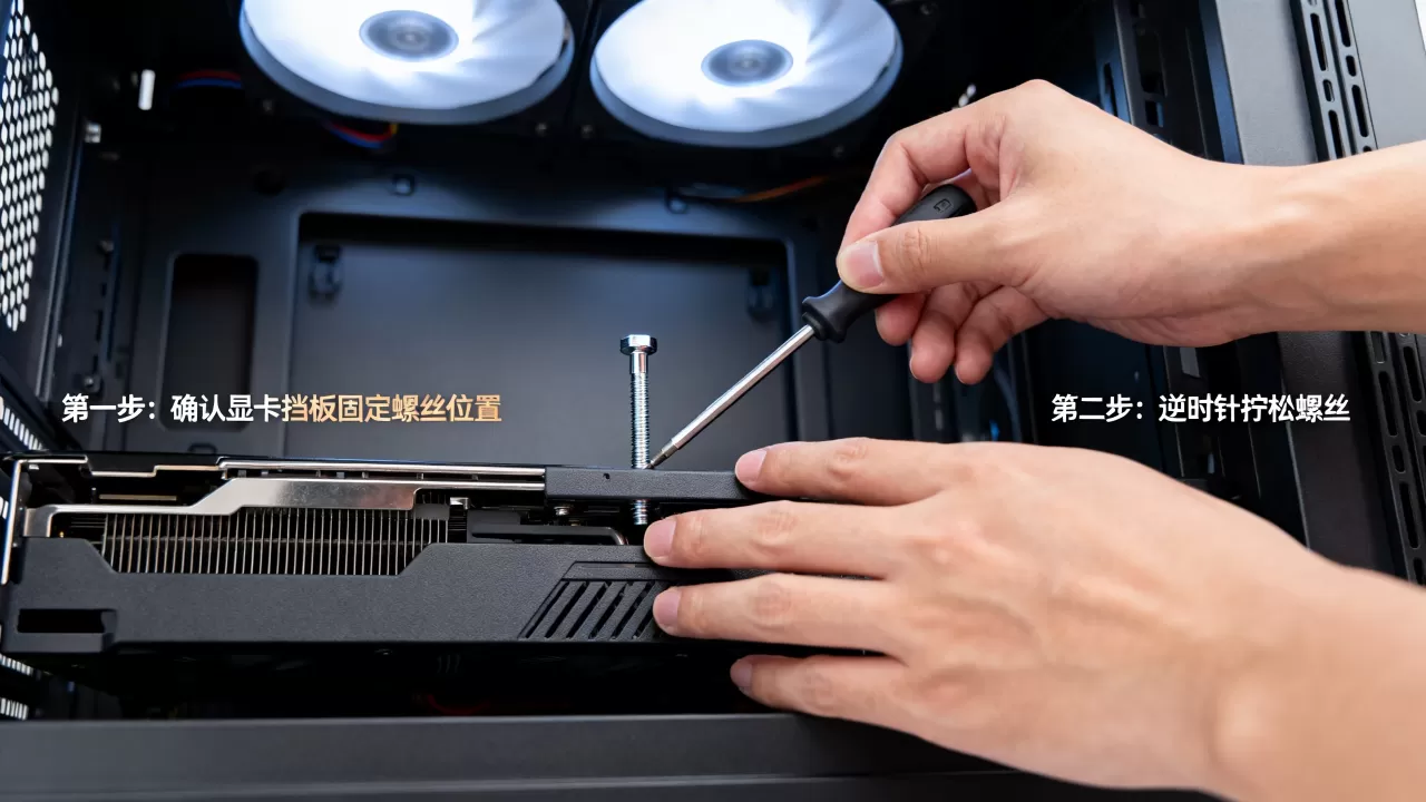 机箱显卡挡板如何拆除？显卡挡板螺丝拧不下来怎么办
