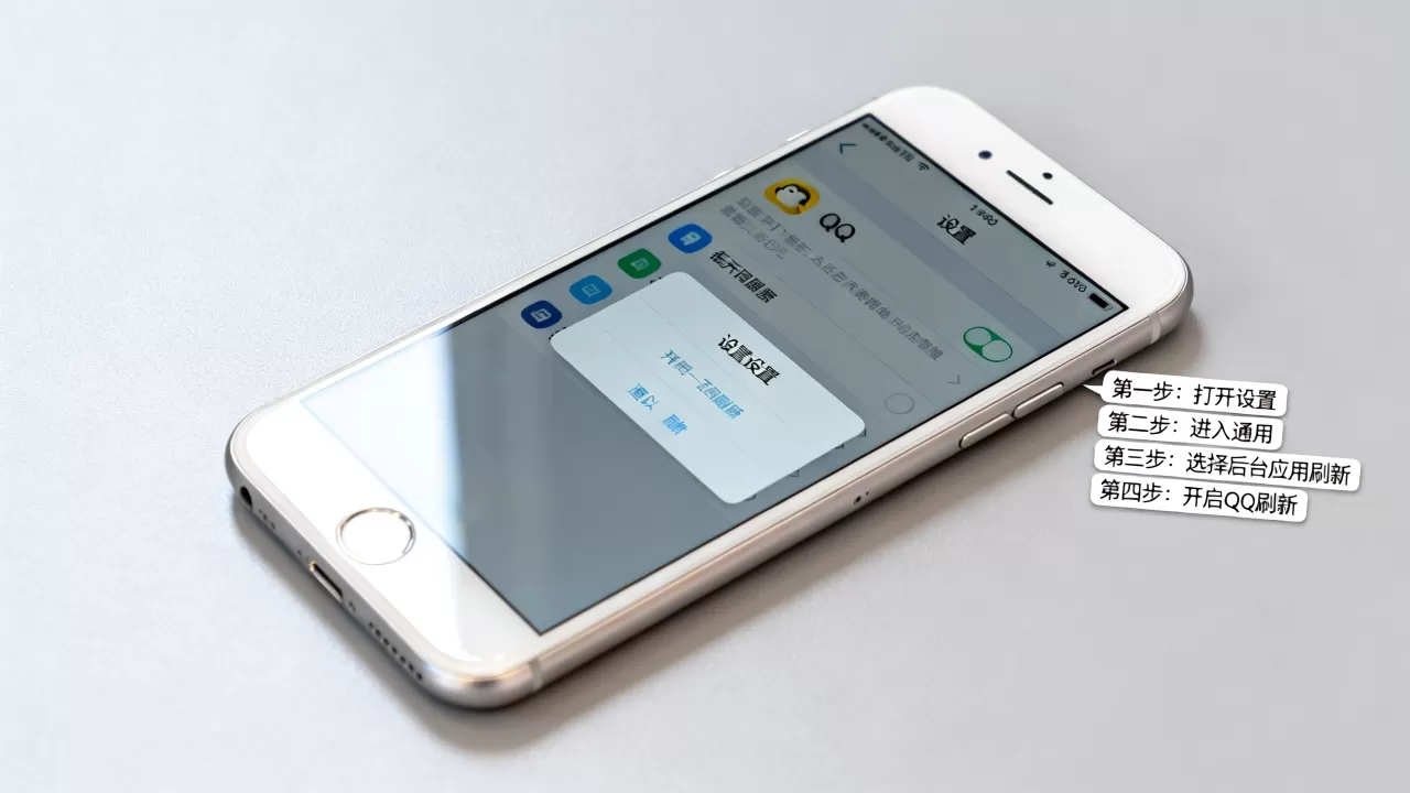 iphone6怎么设置QQ一直在线，iphone6后台保活教程
