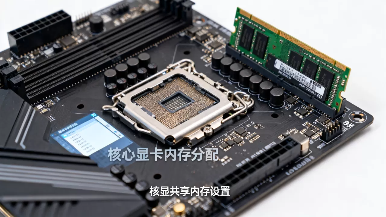 核心显卡如何分配内存，核显共享内存怎么设置