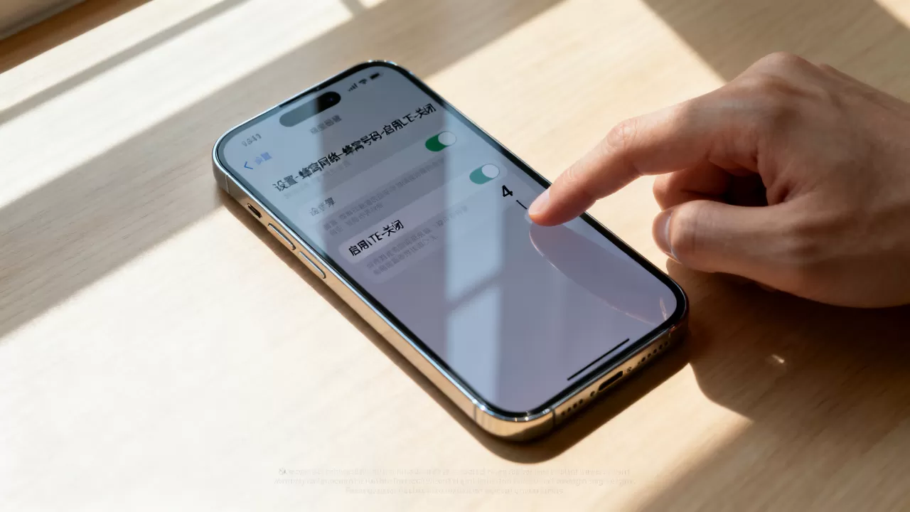 iphone信号显示数字怎么调回来，iphone信号格显示数字