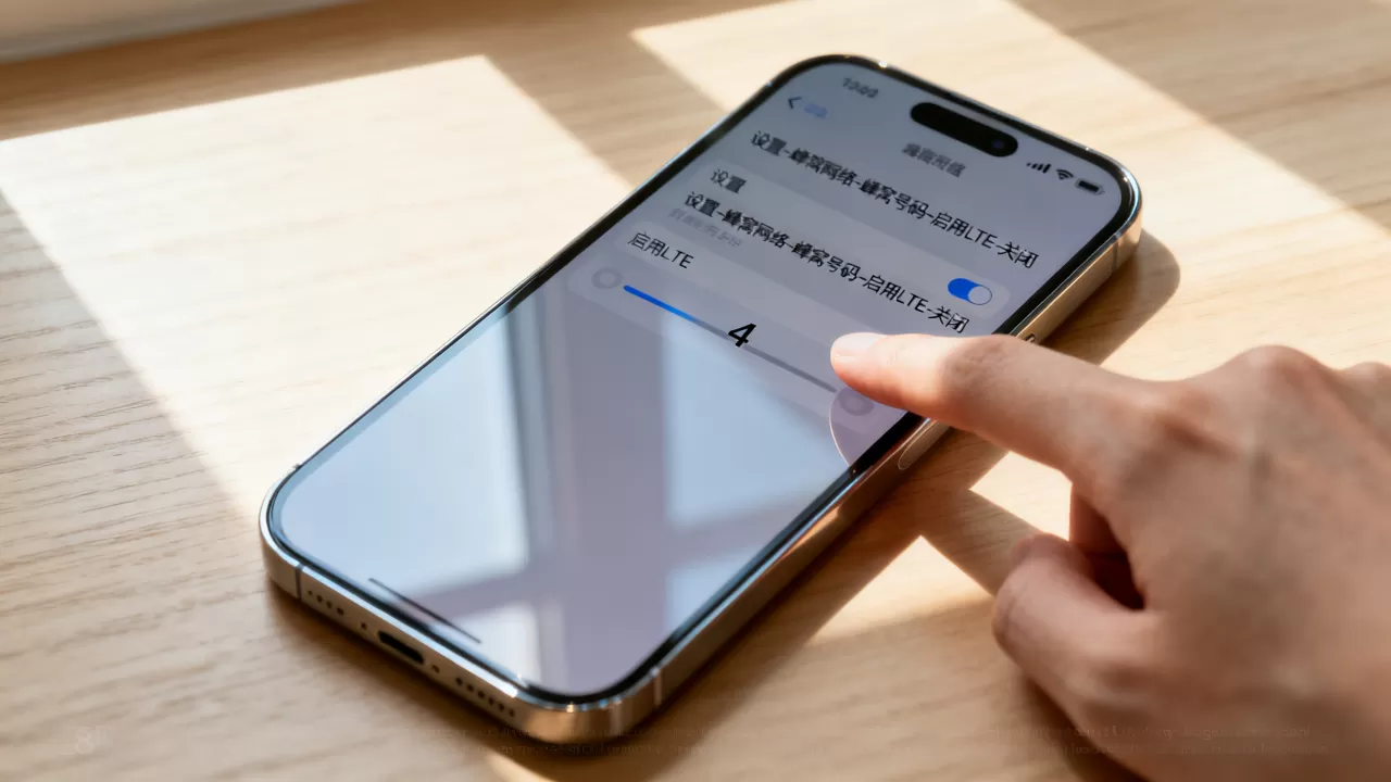 iphone信号显示数字怎么调回来，iphone信号格显示数字